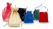 Velveteen Pouches and Organza Bags